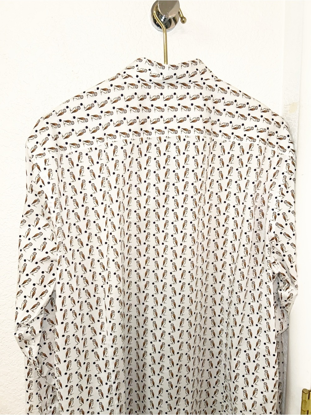 ETRO The Barn Owl Comfortetro Stretch Cotton Button Up Men’s Shirt SZ: 44 - Picture 14 of 16